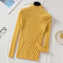 Damen Strickpullover mit Rollkragen und langen Ärmeln – Elodie