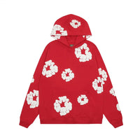 Casual Women's Hoodie with Floral Pattern - Amara