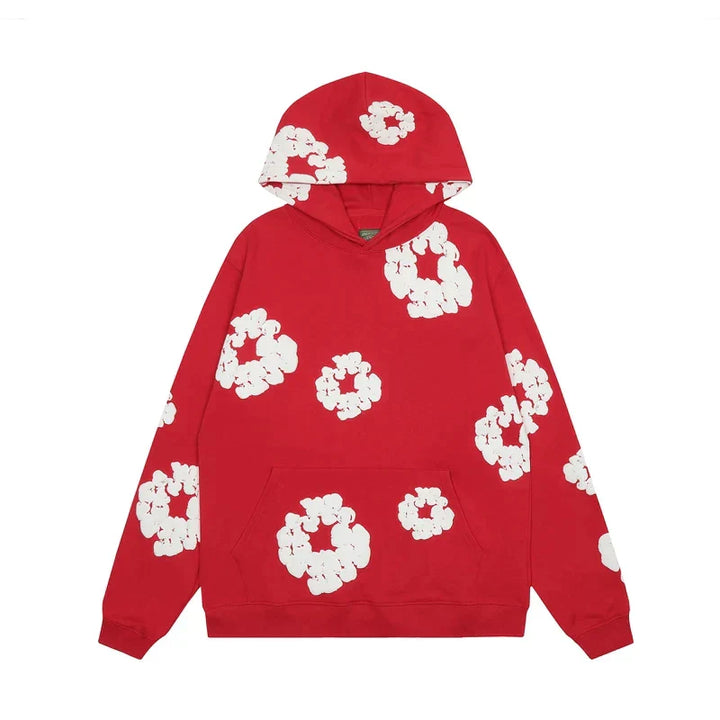 Casual Women's Hoodie with Floral Pattern - Amara