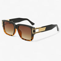 Vintage sunglasses with square frame & teardrop detail – Elvoir
