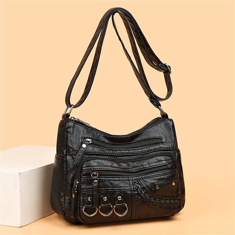 Bolso de mano vintage de cuero para mujer – Isabella