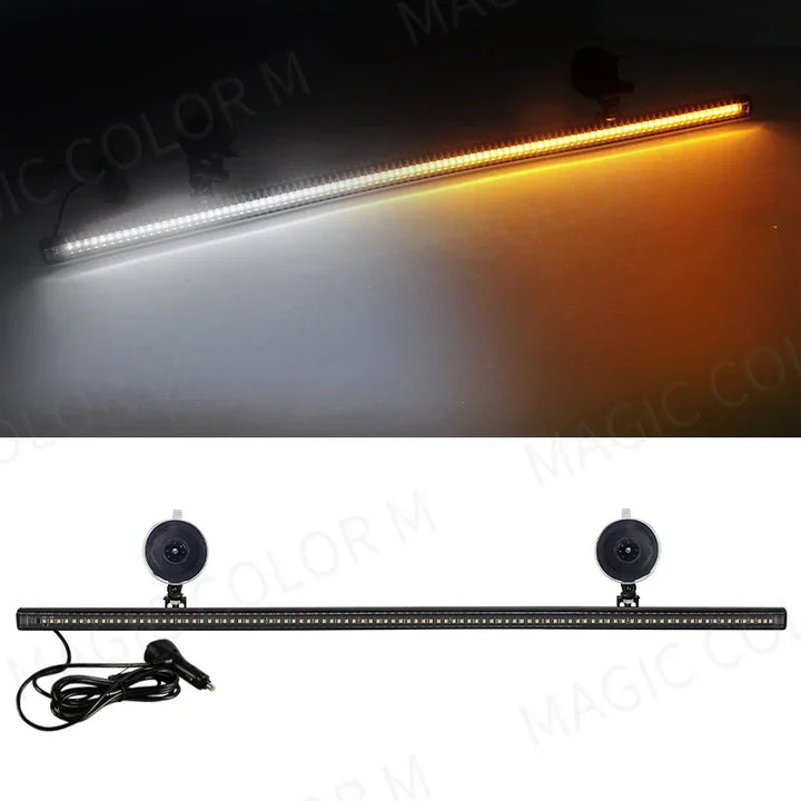 Tira de luz estroboscópica de 96 LED – Veyra – (Advertencia de emergencia para autos)