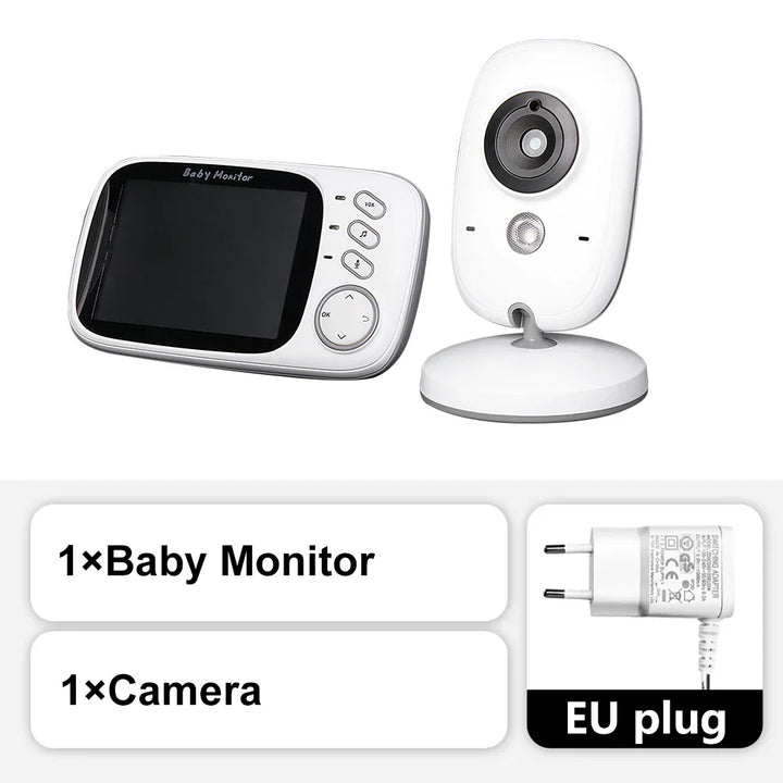 3,5-Zoll Video-Babyphone mit Nachtsicht, Temperaturanzeige und Gegensprechanlage