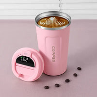 Vaso térmico de acero inoxidable con indicador de temperatura inteligente – TempMate