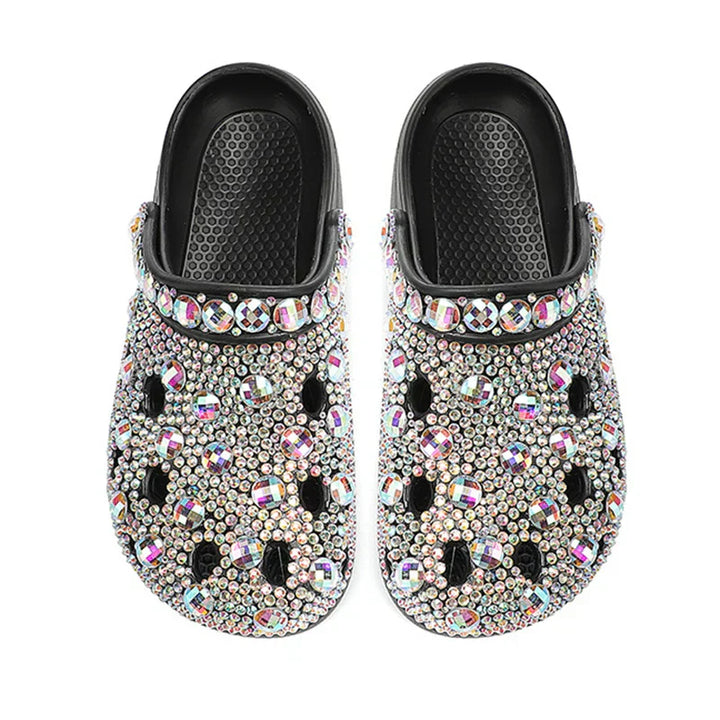 Crystal-Embellished Summer Women's Slip-Ons Made of EVA – Alviera