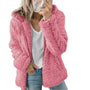 Damen Teddy-Fleece-Mantel – Liora