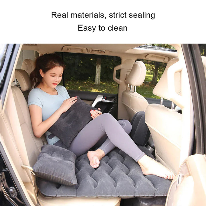 Colchón de viaje inflable para coche con almohada y kit de reparación – RoadRest