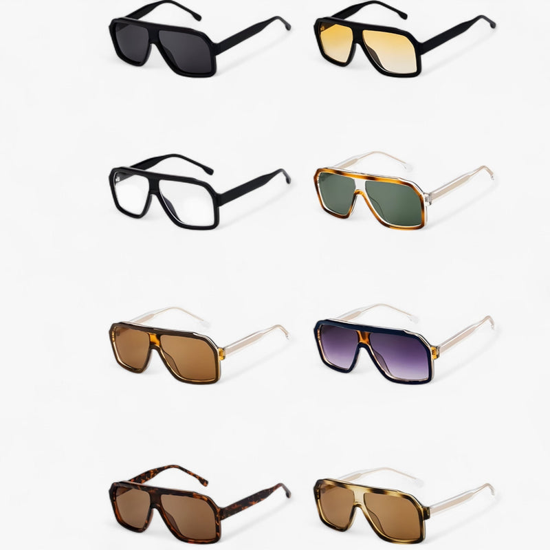 Windproof Oversized Punk Sunglasses – Vortex