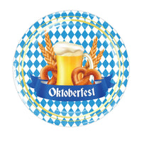 Disposable party tableware set in Oktoberfest design (including tablecloth) – GaudiSet Oktoberfest 2025