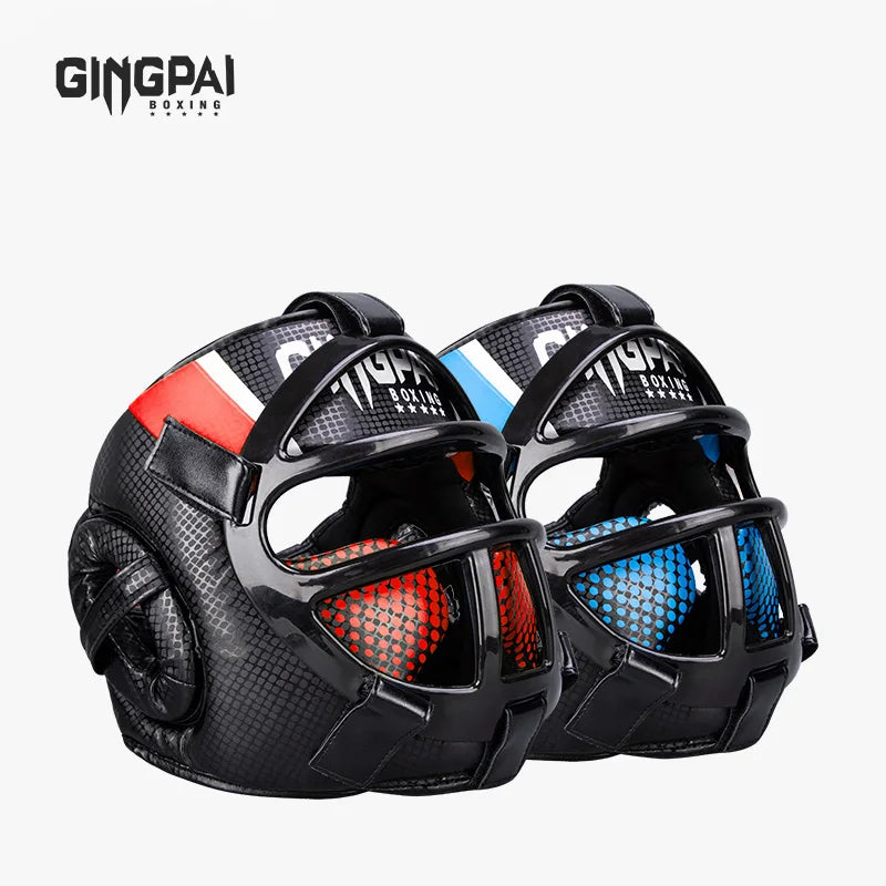 Premium Head Protection with Face Shield – FightGuard