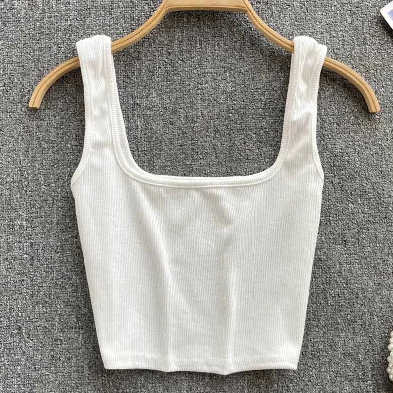 Seamless Crop Top in Solid Color – Zayra