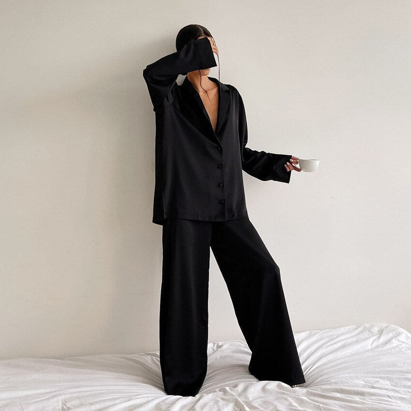 Satin Pajama Set – Isabella Autumn Magic Edition