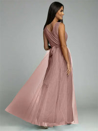 Stylish V-Neck Dress - Mindy