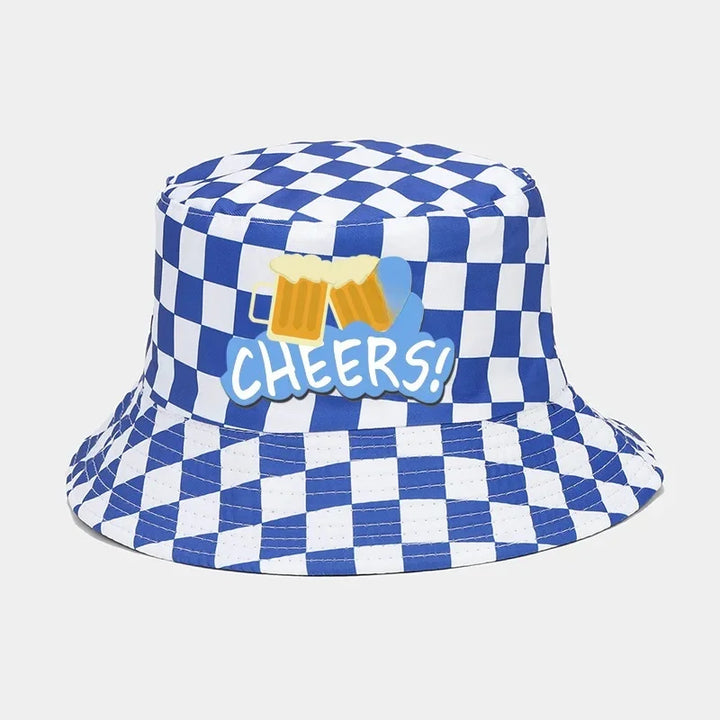 Fisherman's Hat with Diamond Pattern – WiesnKaro Oktoberfest 2025