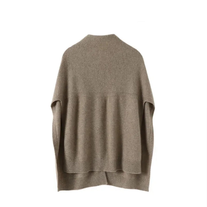 Women's knitted cape made of soft material – Lorena