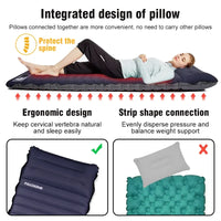 Ultralight self-inflating camping mattress with integrated pump – Eryx