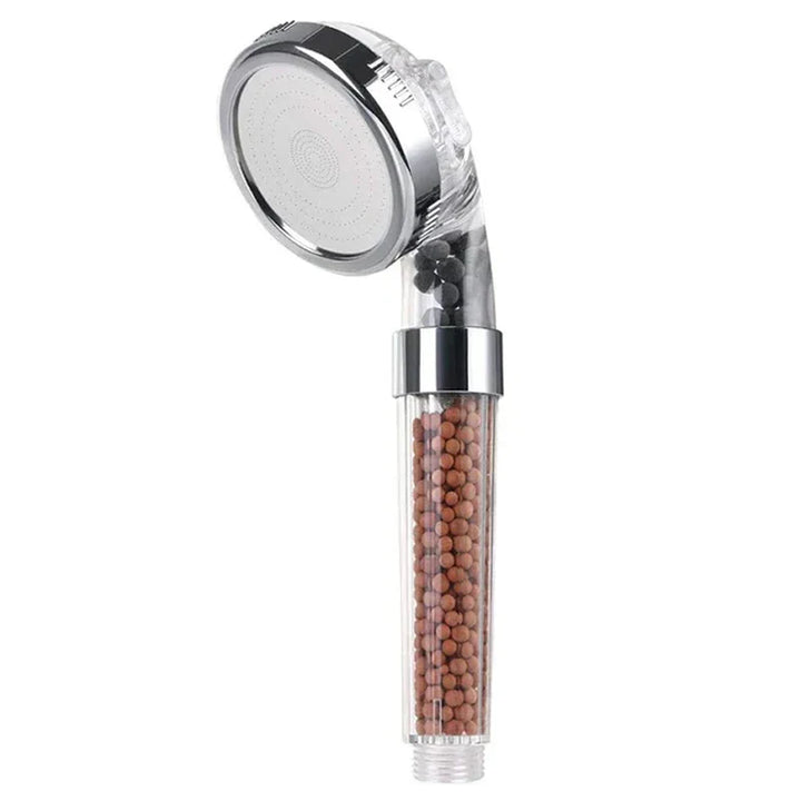 High-Pressure Water-Saving Shower Head with Filter - AquaGlow