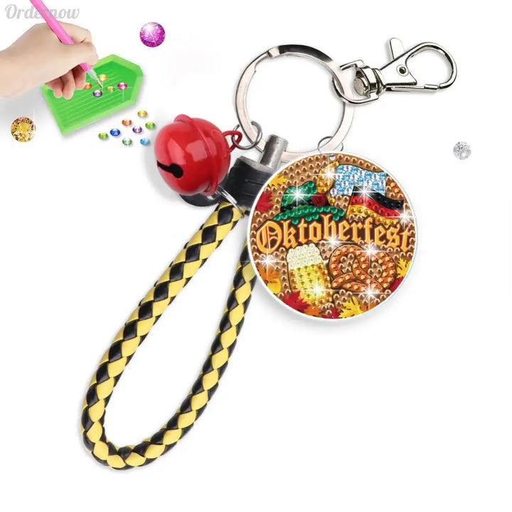 DIY Diamond Painting Keychain – GlitterHeart Oktoberfest 2025