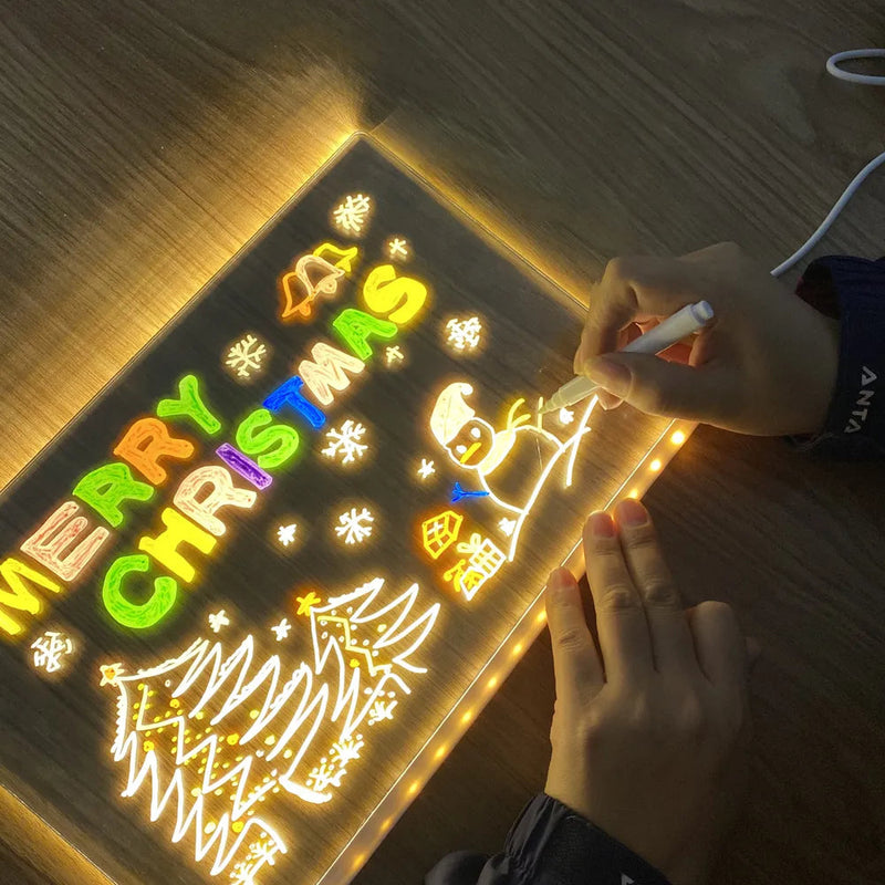 Tablero de dibujo LED sin pantalla para niños creativos - LumoPad
