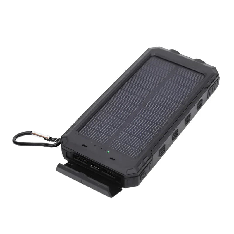 Solar-powered power bank with flashlight – SolarCharge Pro