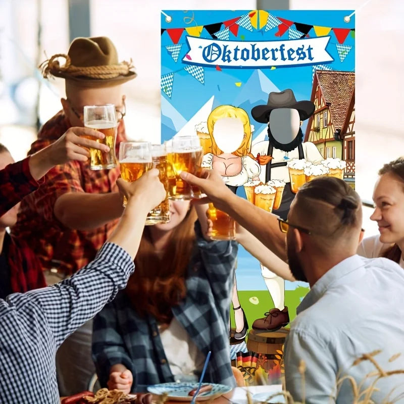 Foto-baggrund i Oktoberfest-design – GaudiKulisse Oktoberfest 2025