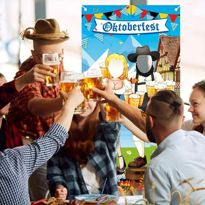 Foto-baggrund i Oktoberfest-design – GaudiKulisse Oktoberfest 2025
