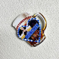 Refrigerator Magnet "Munich 3D" – Bavaria Magnet (1+1 Free) Oktoberfest 2025