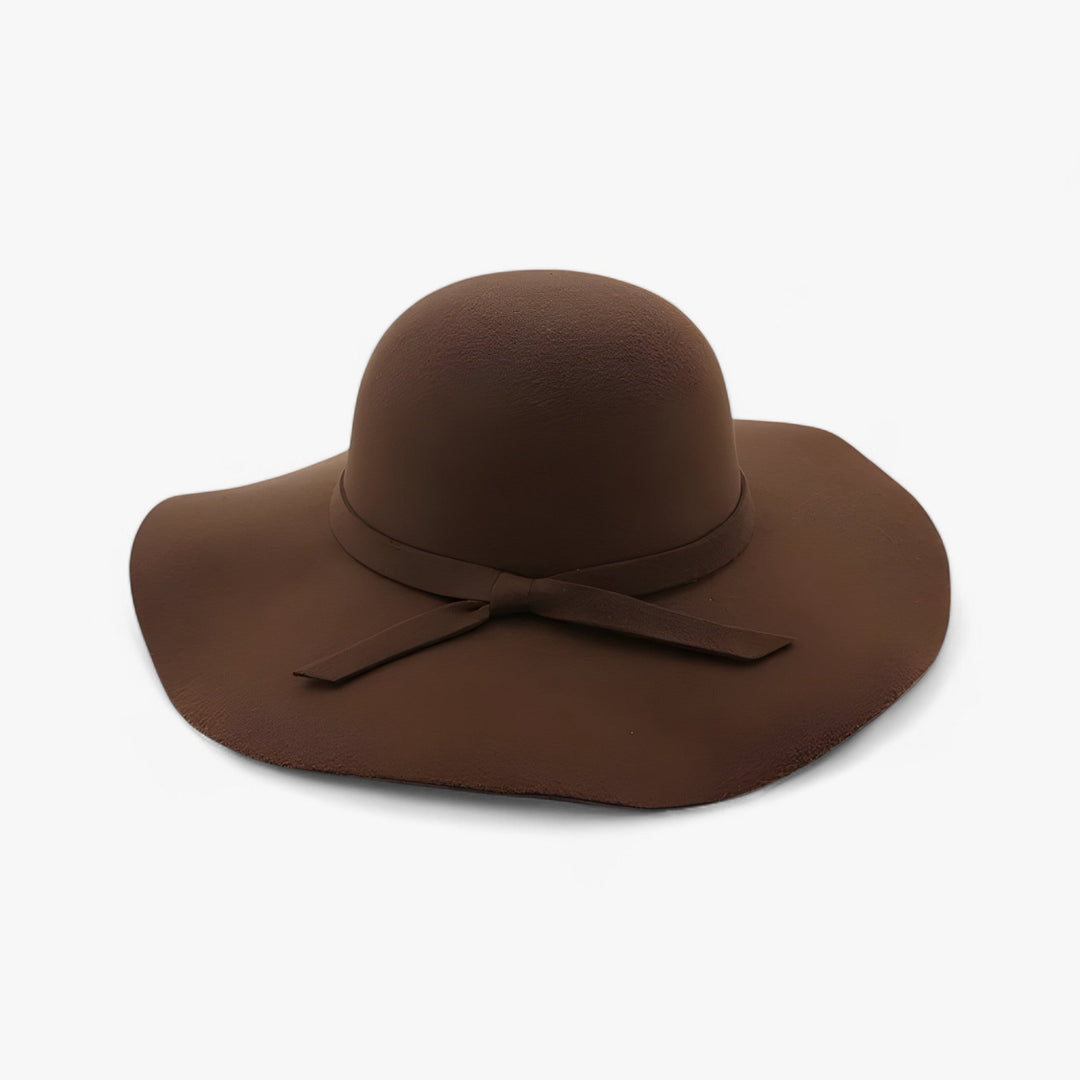 Fedora women's hat made of wool felt – Marveil