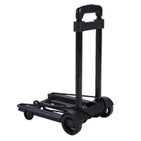 Faltbarer tragbarer Handwagen mit 2 oder 4 Rädern verstellbarem Zugstab – CarryFlex