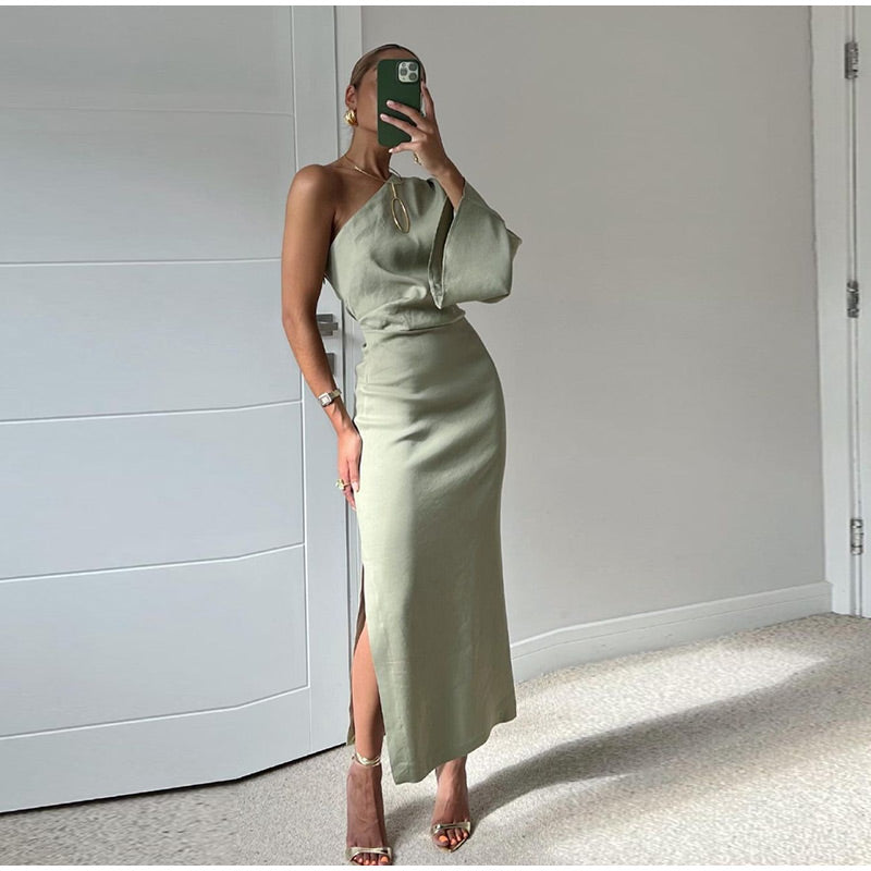 Fashionable Casual Pleated Dress - Samantha