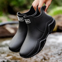 Botas de lluvia para mujer, de media caña y impermeables con suela antideslizante – Nivara