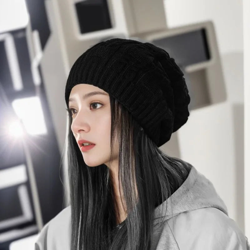 Casual dame vinter beanie - Nina