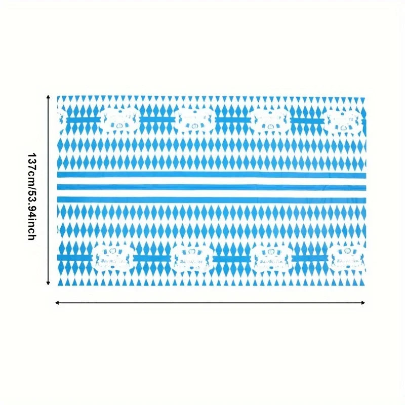 Tablecloth set in Oktoberfest design (3-piece) – BayernTafel Oktoberfest 2025