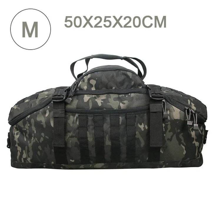 Large Tactical Travel Bag and Backpack - TrailTrek Duffle
