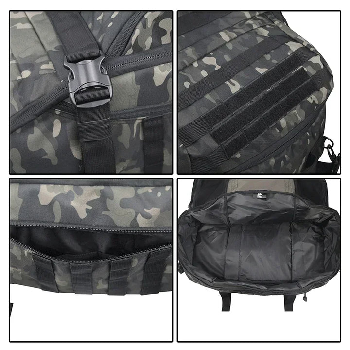 Large Tactical Travel Bag and Backpack - TrailTrek Duffle