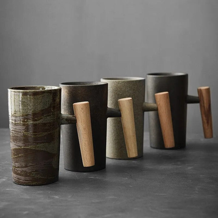 Nordisk latte-kop med jordforbundet design – NatureSip