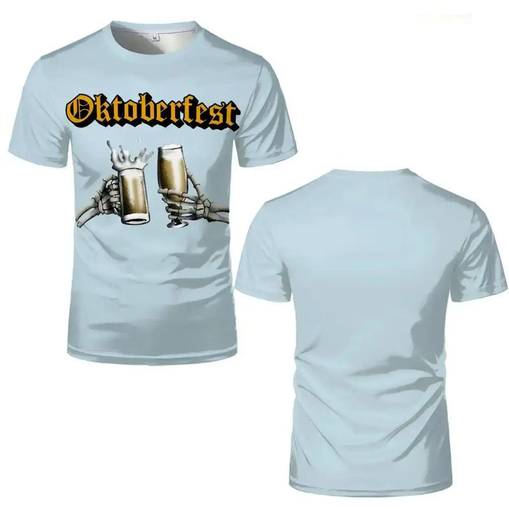 T-shirt with Skeleton Design – ProstGeist Oktoberfest 2025