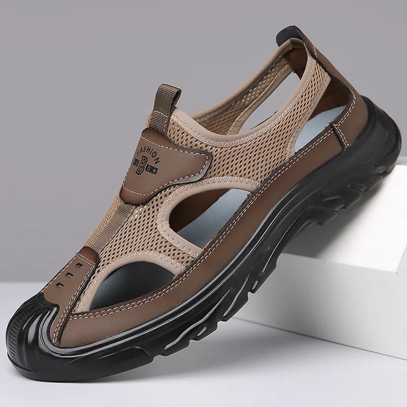 Breathable & Stylish Mesh Sandals for Men – Leon