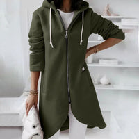 Women's Hoodie Vest with Zipper and Hood – Shaly