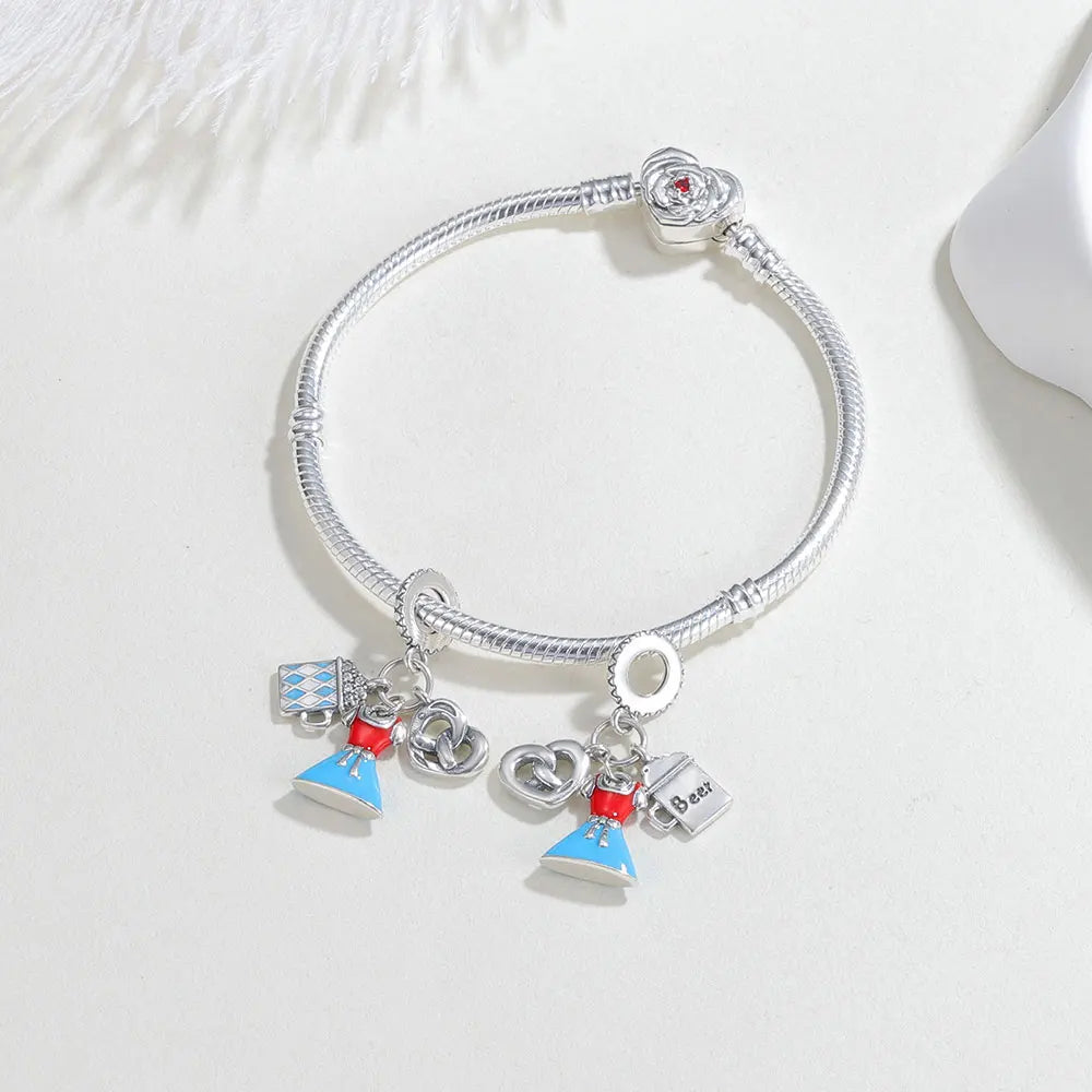Silver Bracelet Charms – HeartGlow Oktoberfest 2025