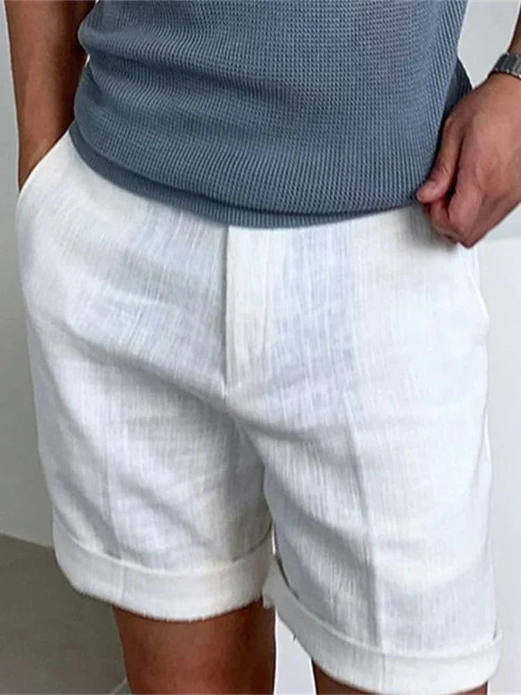 Leichte Herren Sommer-Shorts aus Leinen mit Relaxter Passform – Jorin