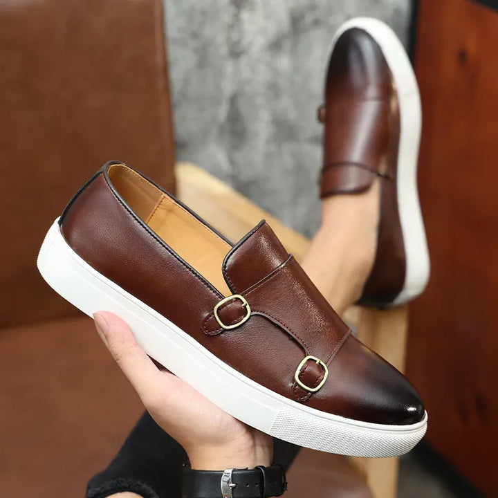 Zapatos de cuero lujosos para hombre con comodidad suprema – Alessio