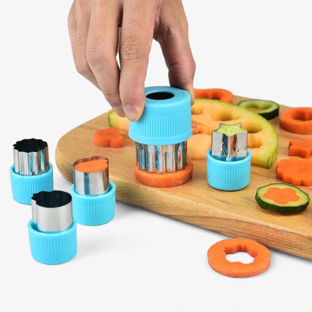 Set creativo de cortadores para galletas y frutas – StarHeart