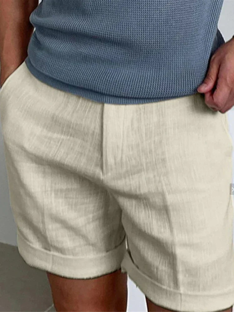 Leichte Herren Sommer-Shorts aus Leinen mit Relaxter Passform – Jorin