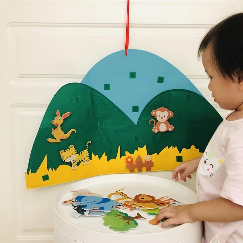 DIY filtbræt til børn - AnimalAdventure
