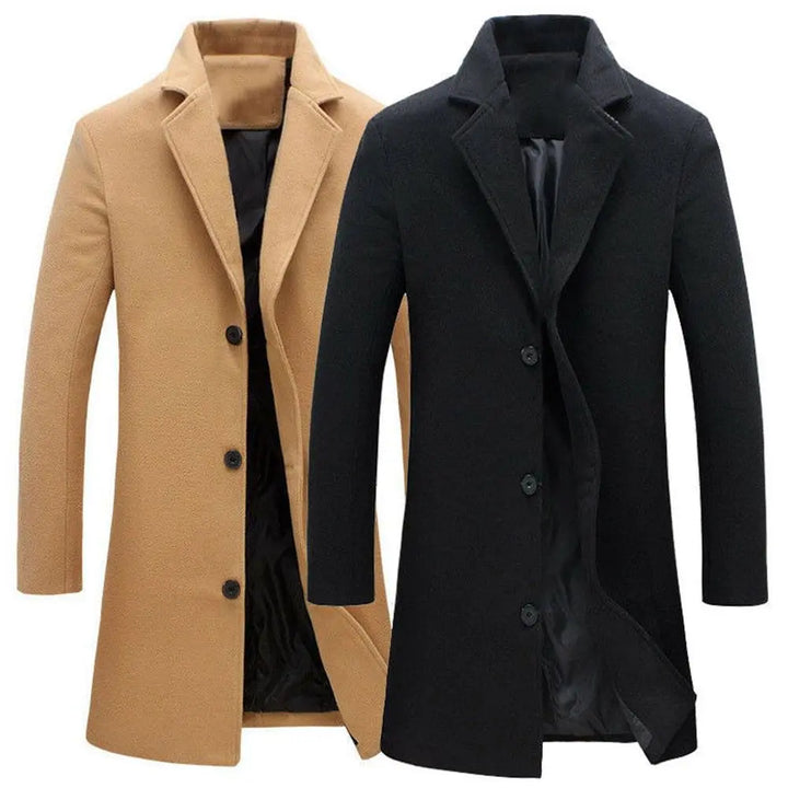 Abrigo de paño para hombre – otoño e invierno – Tomas