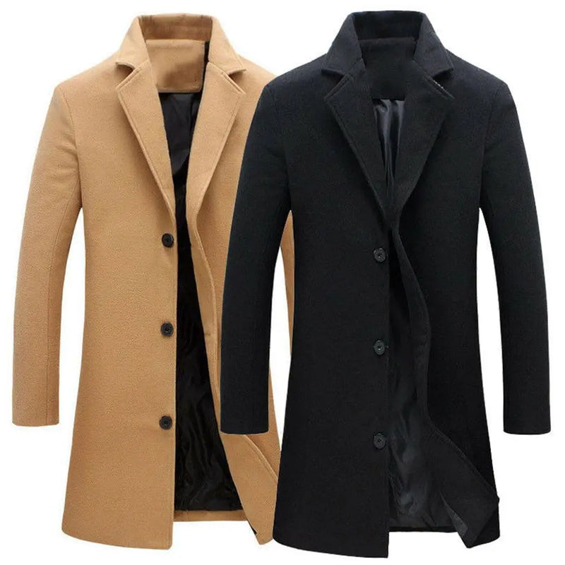 Abrigo de paño para hombre – otoño e invierno – Tomas