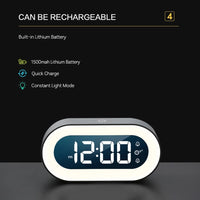 Digitale vækkeure med natlys - Lumino