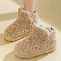 Warm women's slippers made of cotton & plush – CozySteps