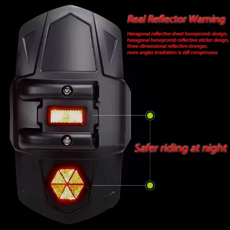 Universal Motorcycle Rear Wheel Guard with Reflector – RoadGuard